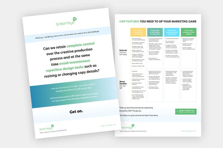 CMP FEATURES YOU NEED TO UP YOUR MARKETING GAME - A CHEATSHEET