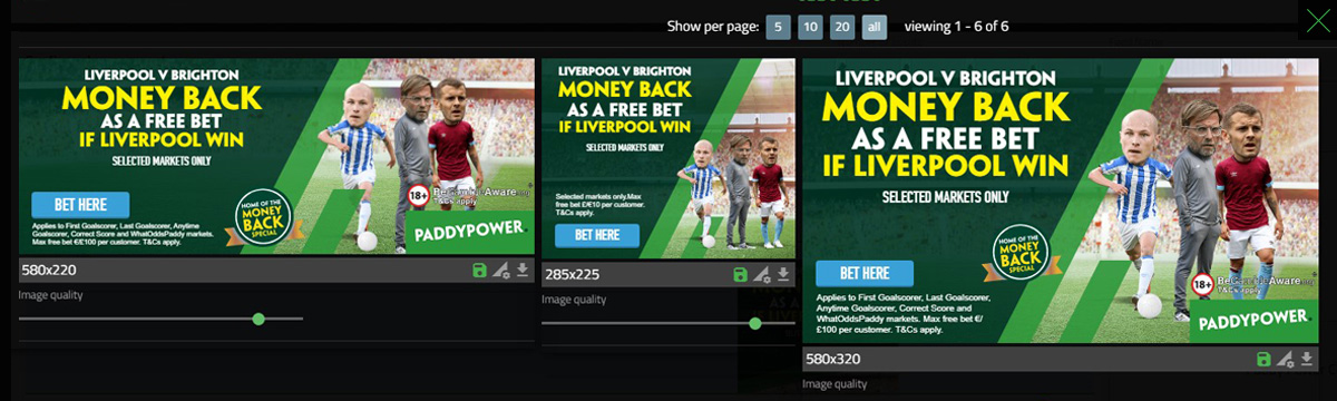 Paddy Power - Image Creation