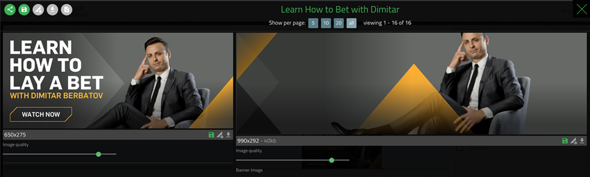 Betfair - Image Creation